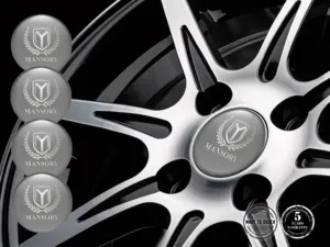 Mansory Radaufkleber Version Gewölbte Harzlabels